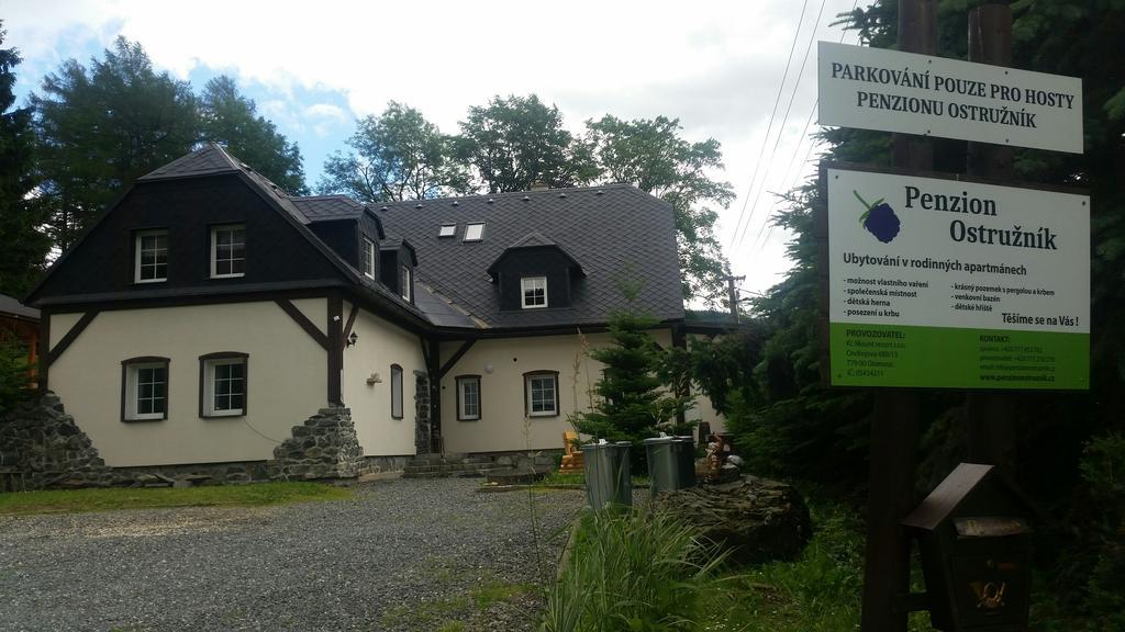 Penzion Ostruznik Ostružná Exterior foto